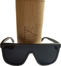 Load image into Gallery viewer, Bamboo floating sunglasses, flow lens
