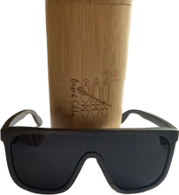 Load image into Gallery viewer, Bamboo floating sunglasses, flow lens
