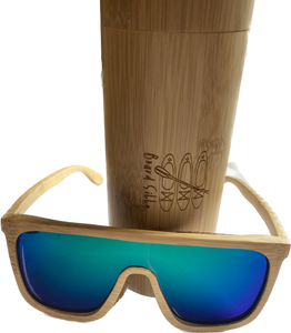 Bamboo floating sunglasses, flow lens