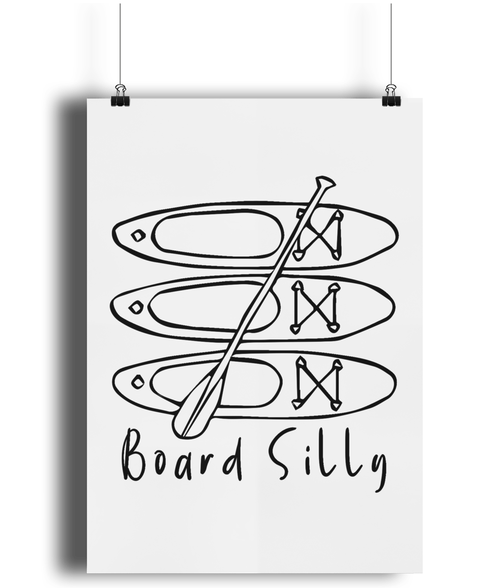 A4 Fine Art Bamboo Print - Board Silly