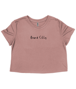 Ladies Flowy Cropped T-Shirt