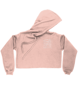 Ladies Cropped Hoodie Board Silly